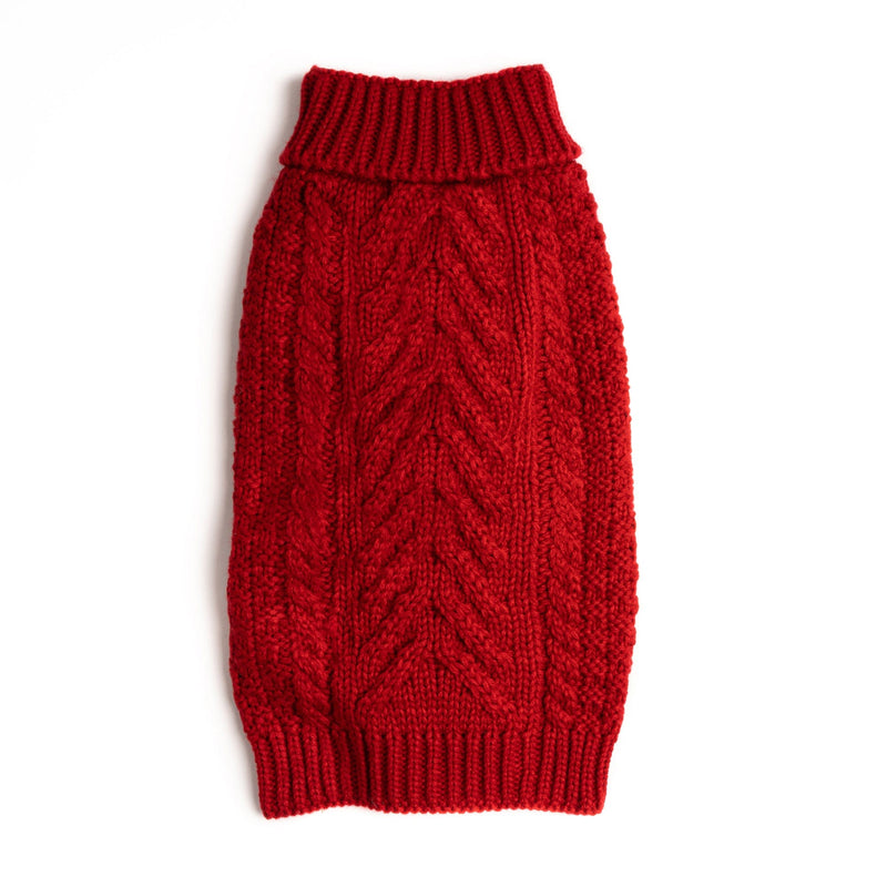 Red Super Chunky Sweater 