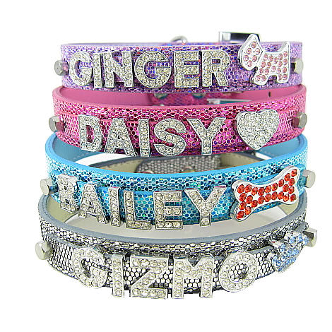 Parisian Pet Paillette Collar for Dogs & Cats – Durable Adjustable, Decorative Pet Collar, Sparkling Design, Various Colors