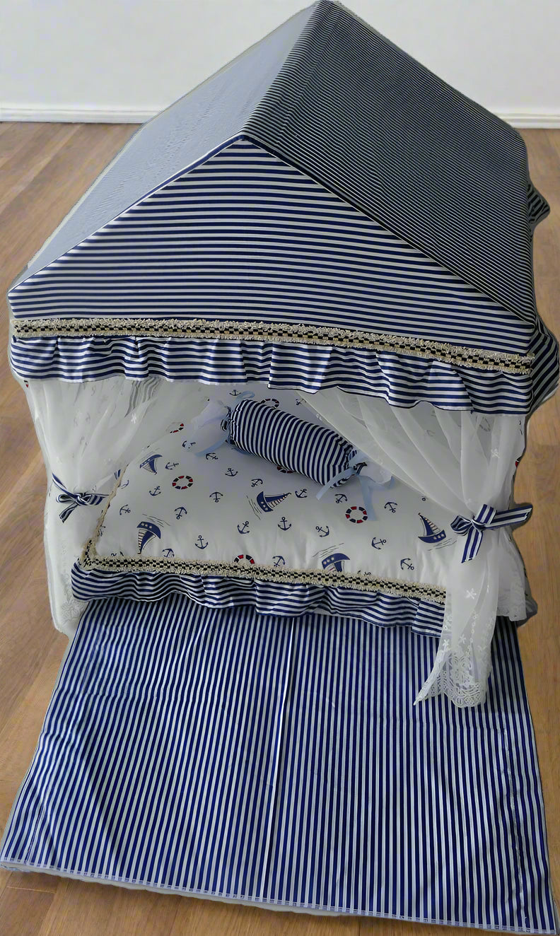 Palacio Amor Coastal Luxury Dog and Cat Tent Bed