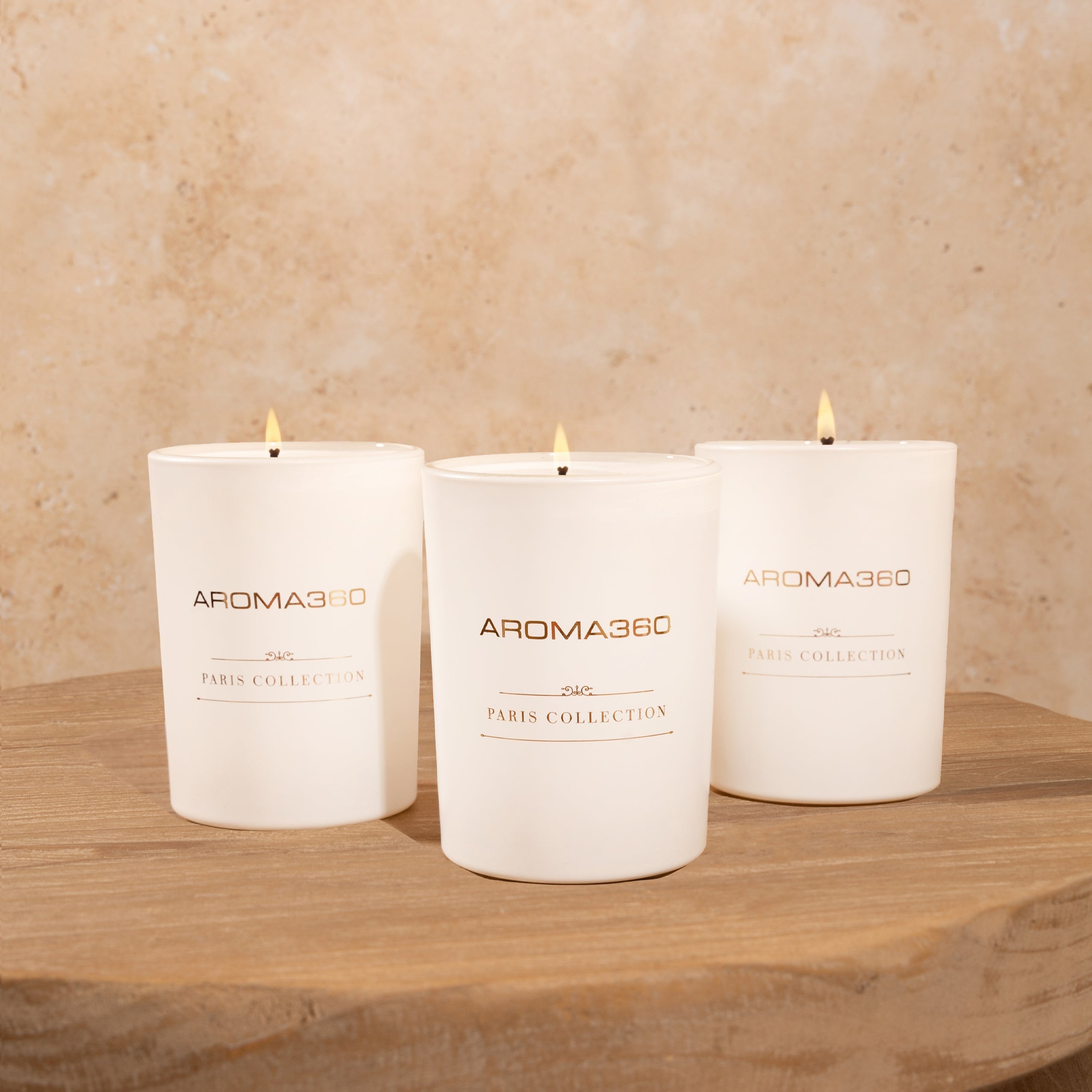 Aroma360 Paris Collection Candle Trio