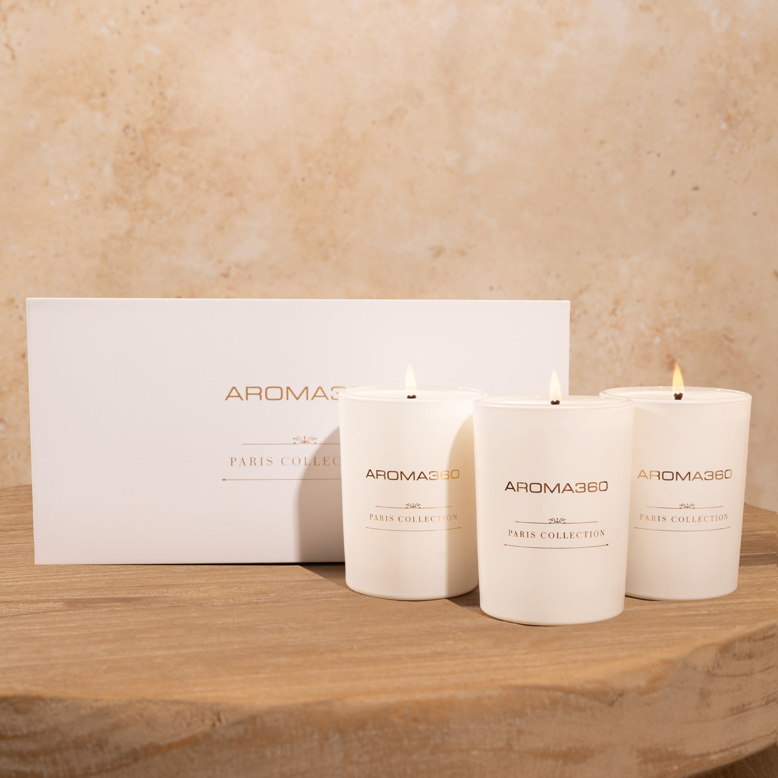 Aroma360 Paris Collection Candle Trio
