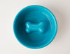 Slow Feeder Dog Bowl Blue - Anti Slip Stainless Steel