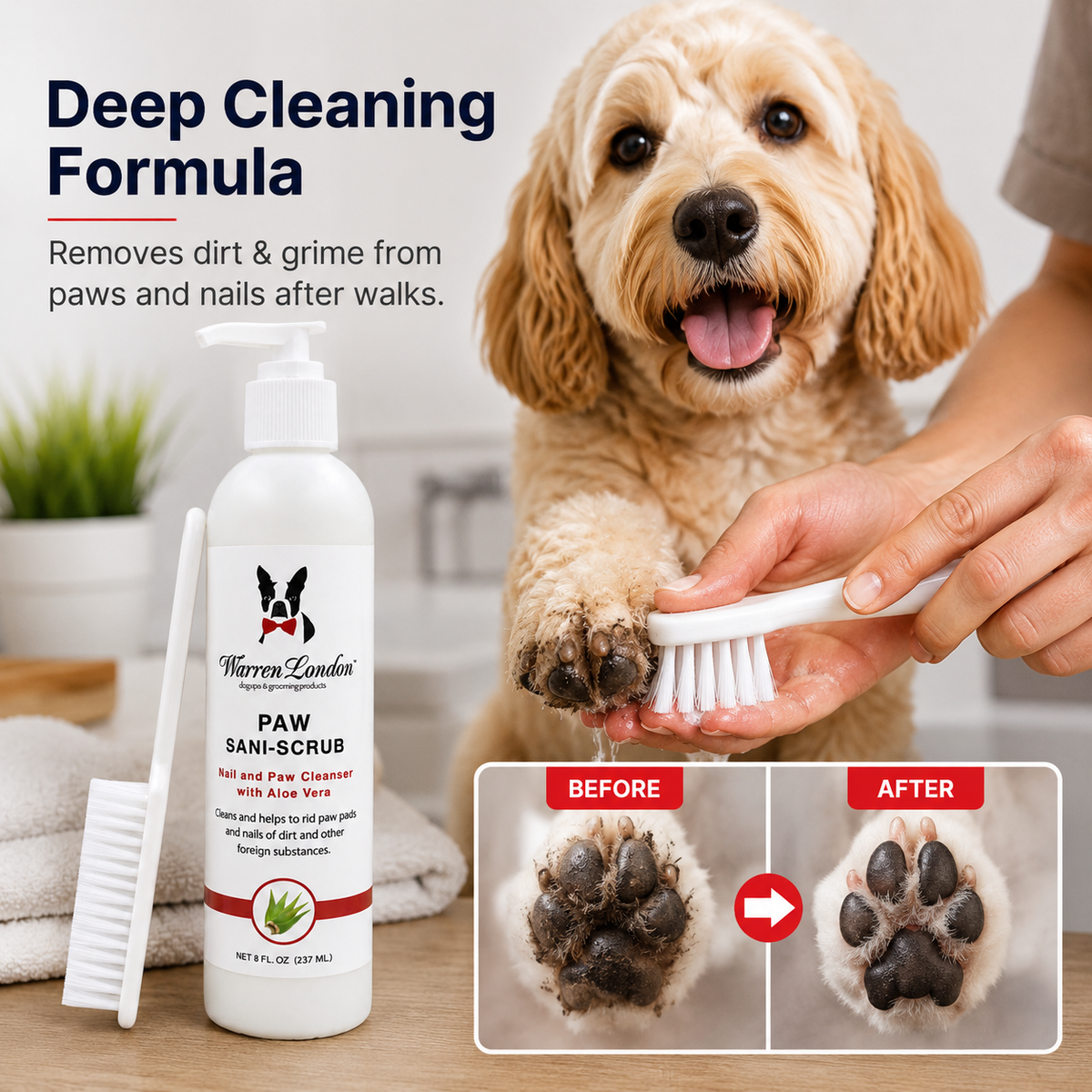 Paw Sani-Scrub - Paw and Nail Cleanser | HT Animal Supply