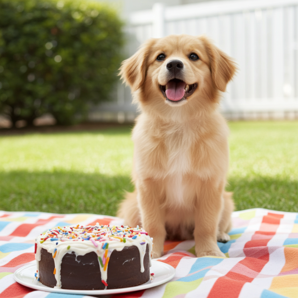 PAWsitively Organic PAWfetti Cake Dog Treat