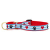 Up Country Pawprint Stripe Cast Brass Martingale Collar