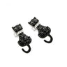 Black Cat Stud Earrings
