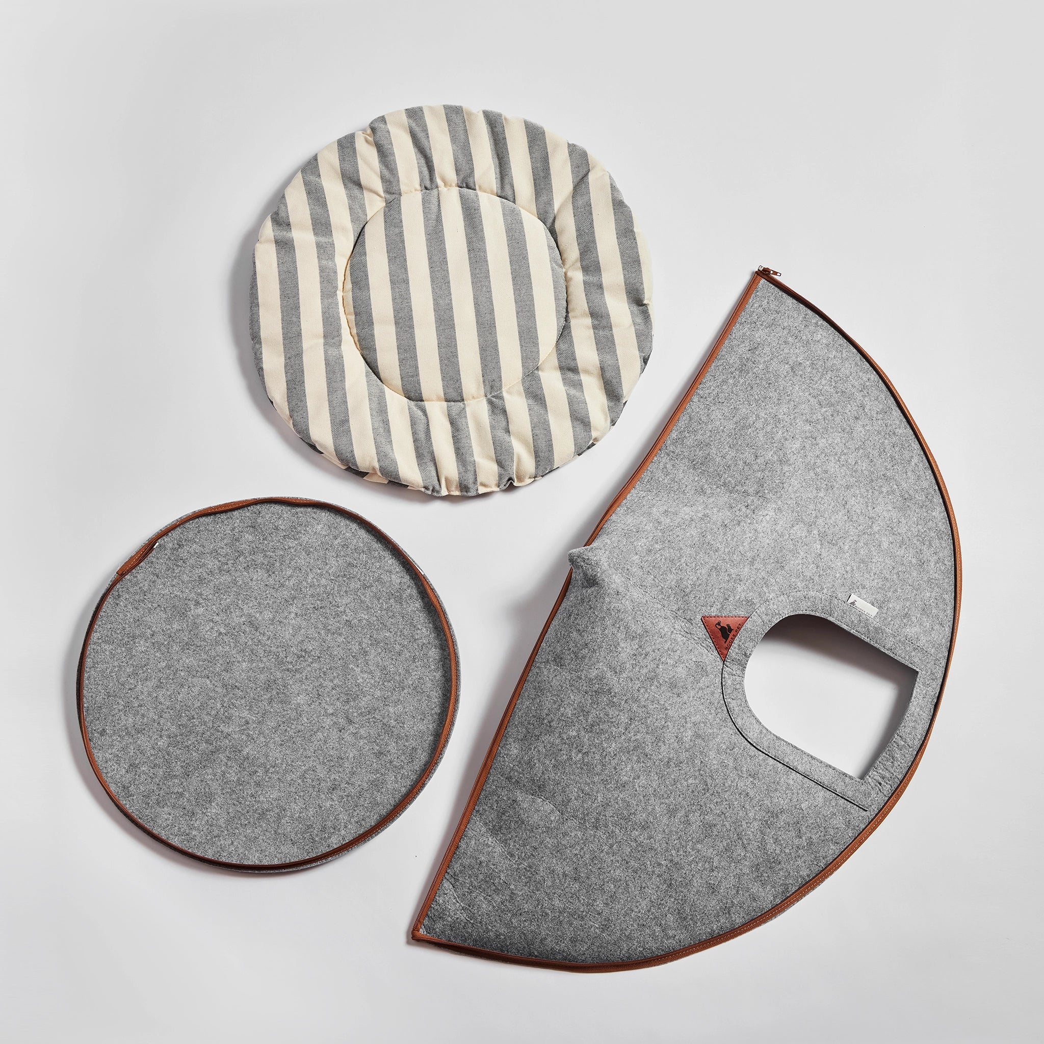 Nooee Pet Cave Toby (S)-Gray