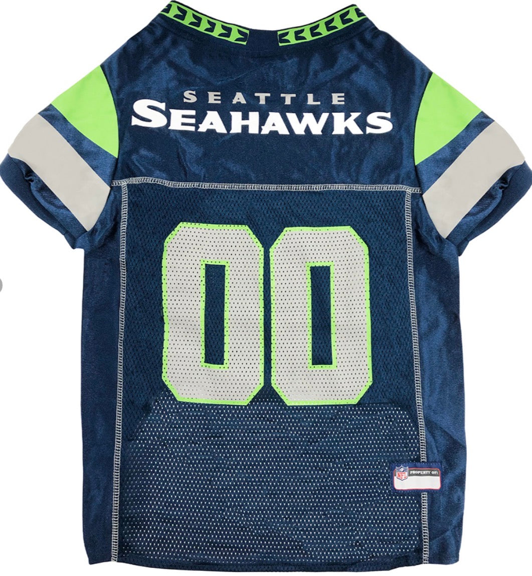 Official NFL Seattle Seahawks Mesh Dog Jersey By Pets First