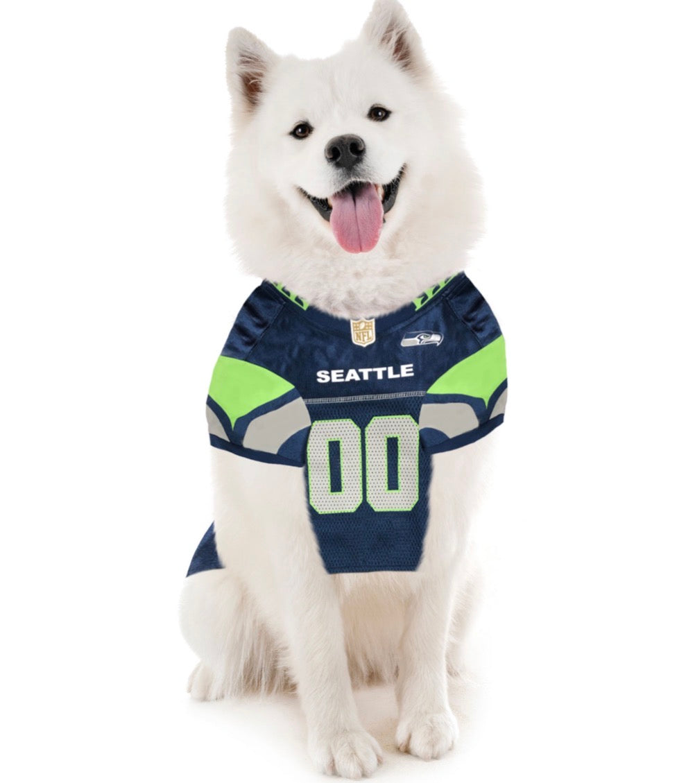 Official NFL Seattle Seahawks Mesh Dog Jersey By Pets First