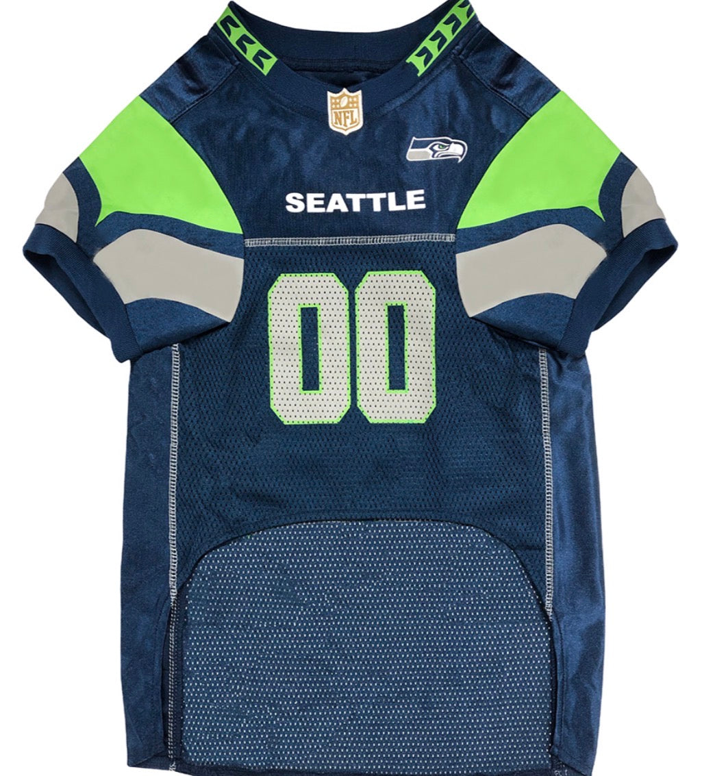 Official NFL Seattle Seahawks Mesh Dog Jersey By Pets First