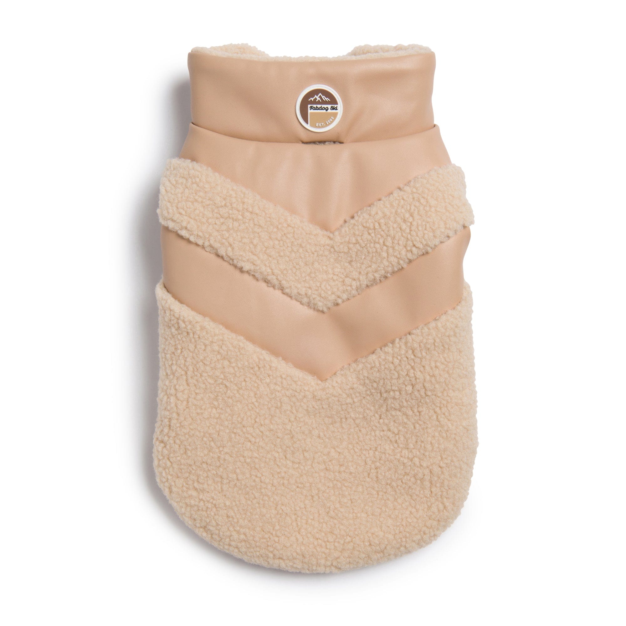 Fab Ski Tan Leather Shearling Coat 