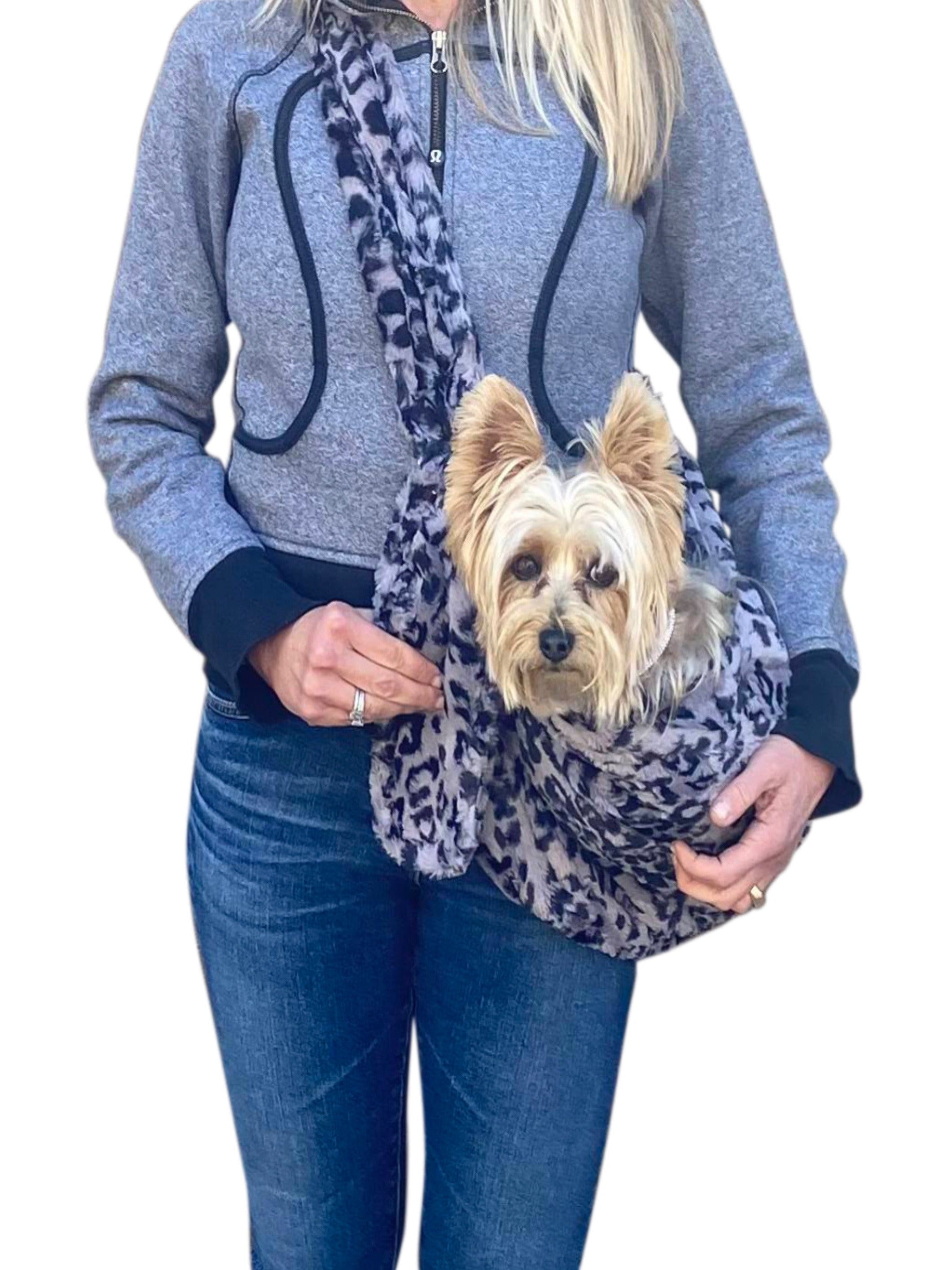 Furbaby Adjustable Sling Bag, Jaguar Charcoal