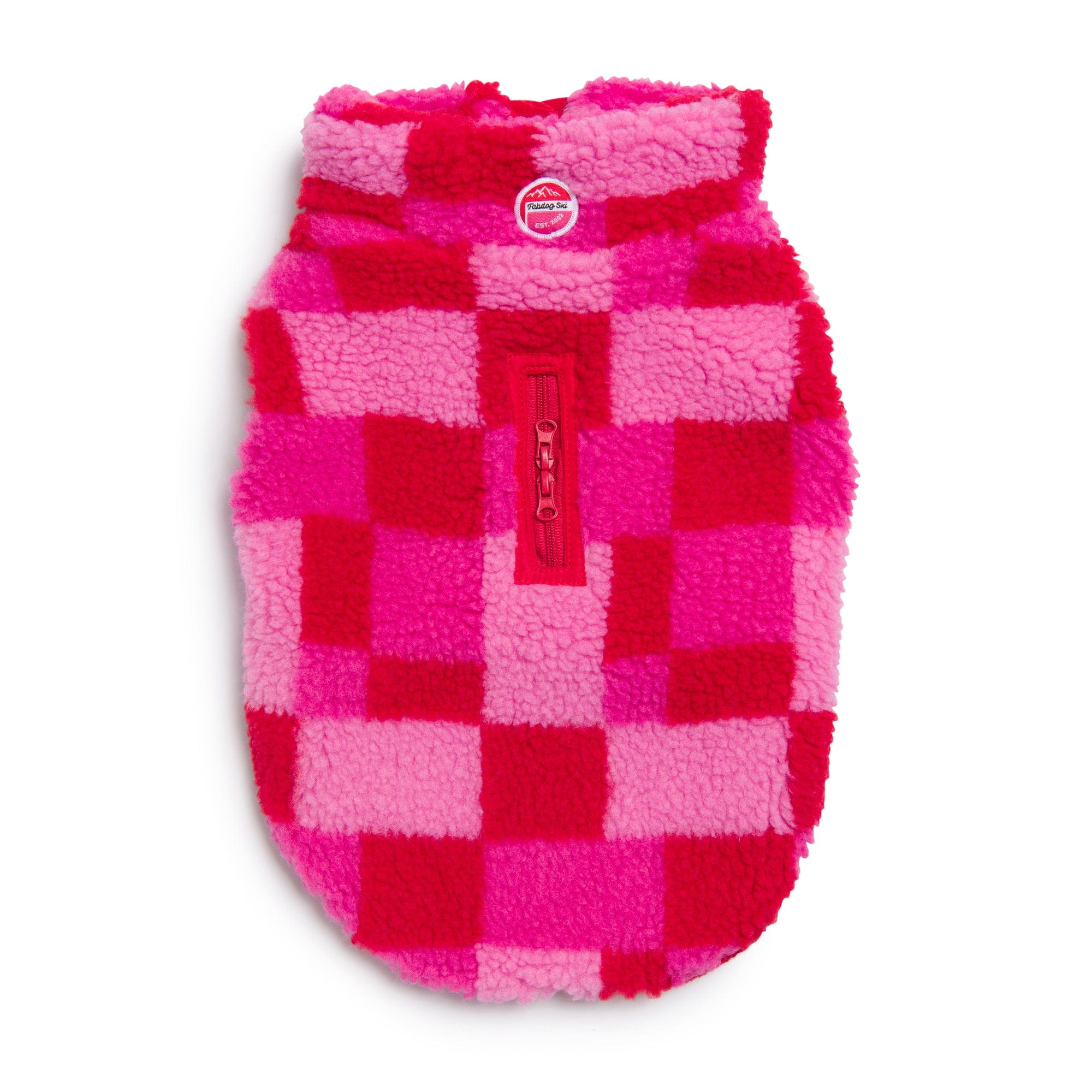 Fab Ski Pink Sherpa Vest 