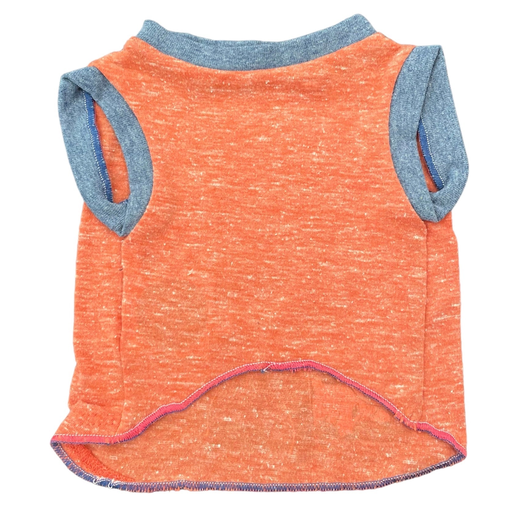 Heads or Tails Pup Island Princess Small Upcycled Dog Shirt