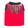 Heads or Tails Pup Pride Medium Upcycled Dog Shirt