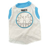 Heads or Tails Pup KISS (spaceman) Medium Upcycled Dog Shirt