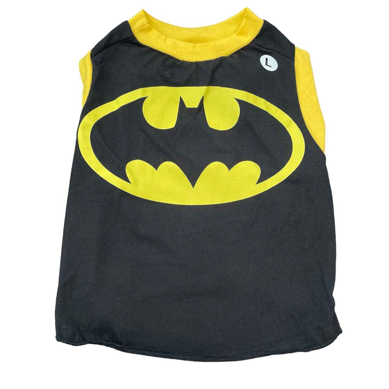 Upcycled Dog Tank - L "BATMAN"