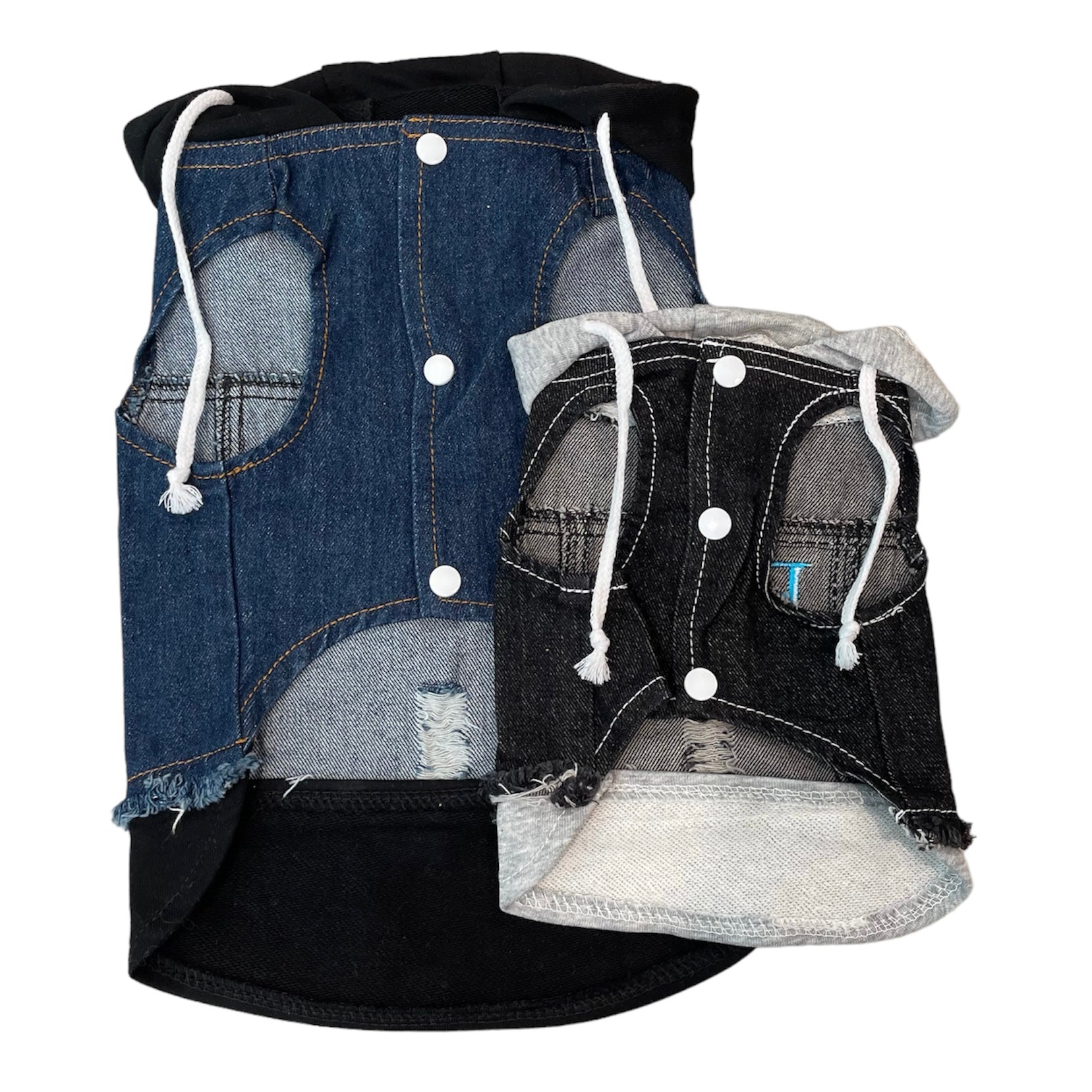 Heads or Tails Pup Personalized Dog Hoodie Vest