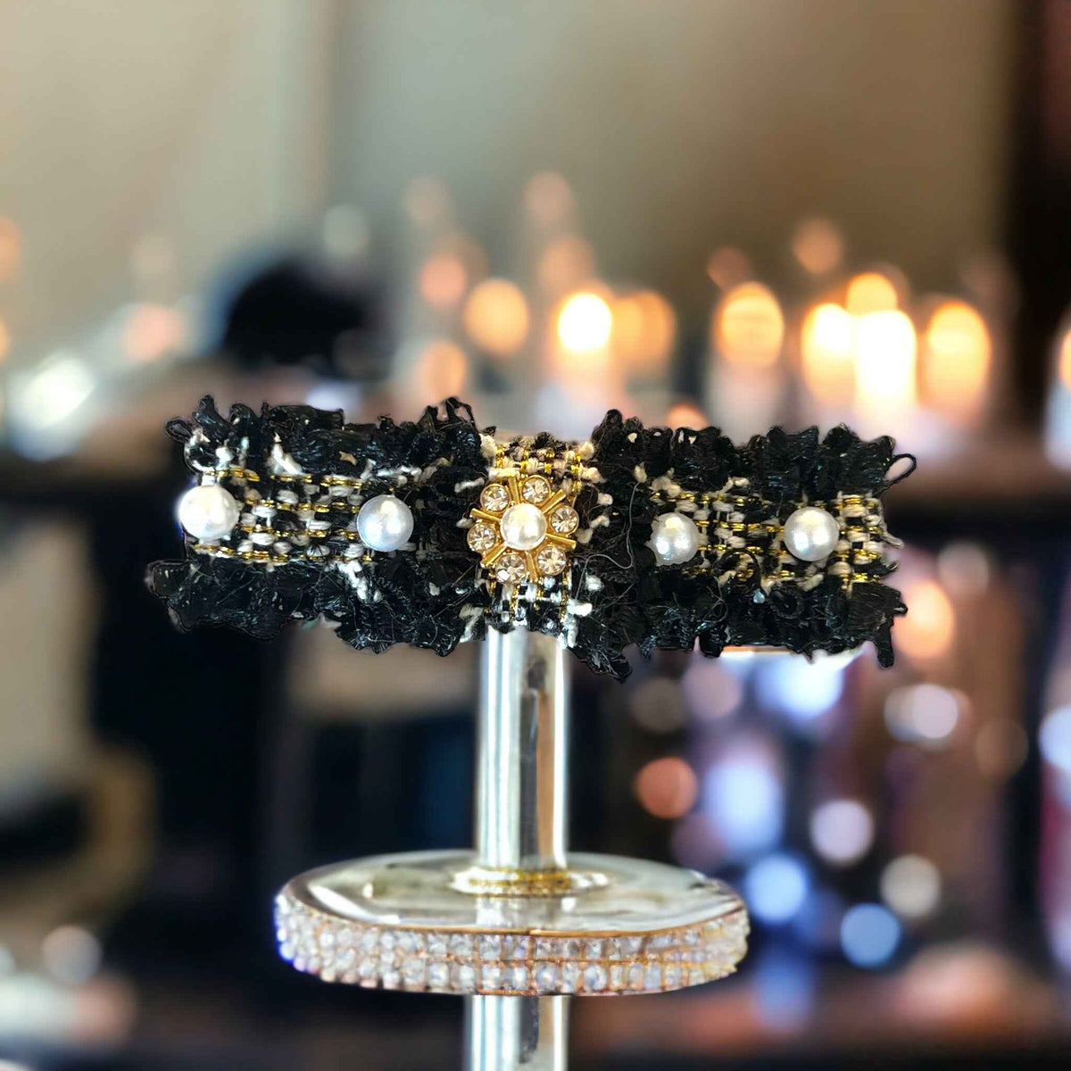 Tweed Elegance Dog Hair Barrette