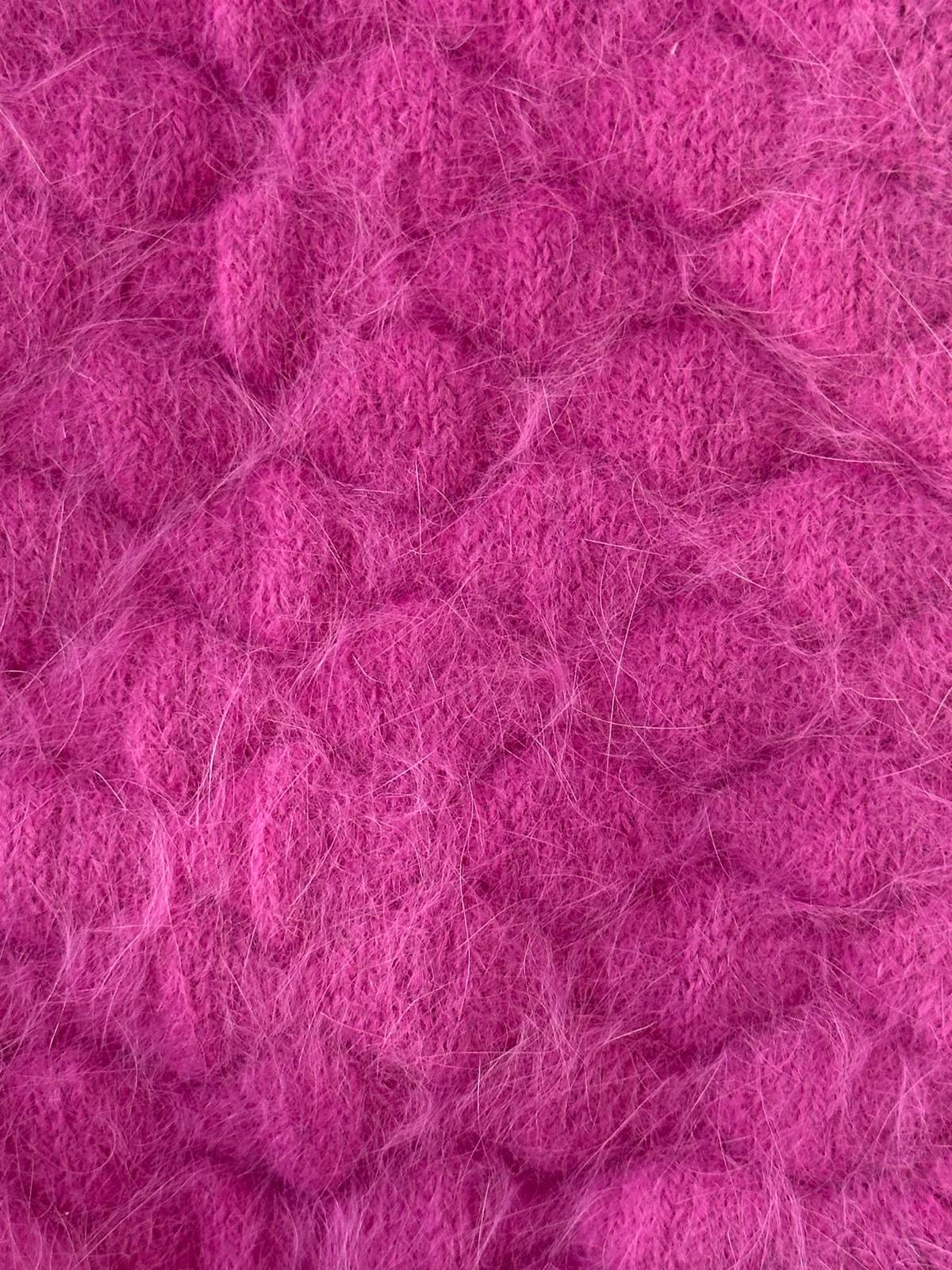 Miranda Mermaid Sweater in Hot Pink