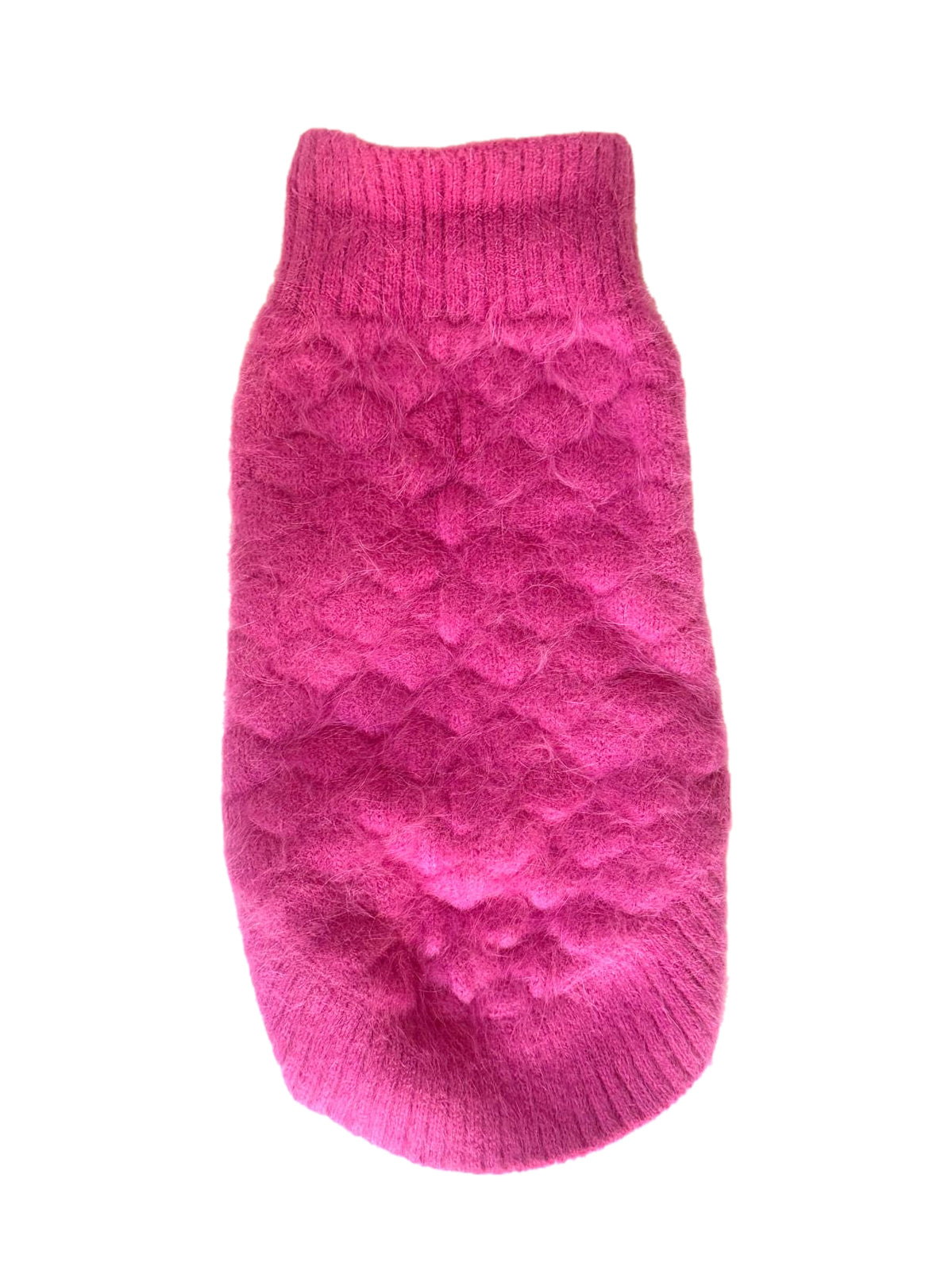 Miranda Mermaid Sweater in Hot Pink