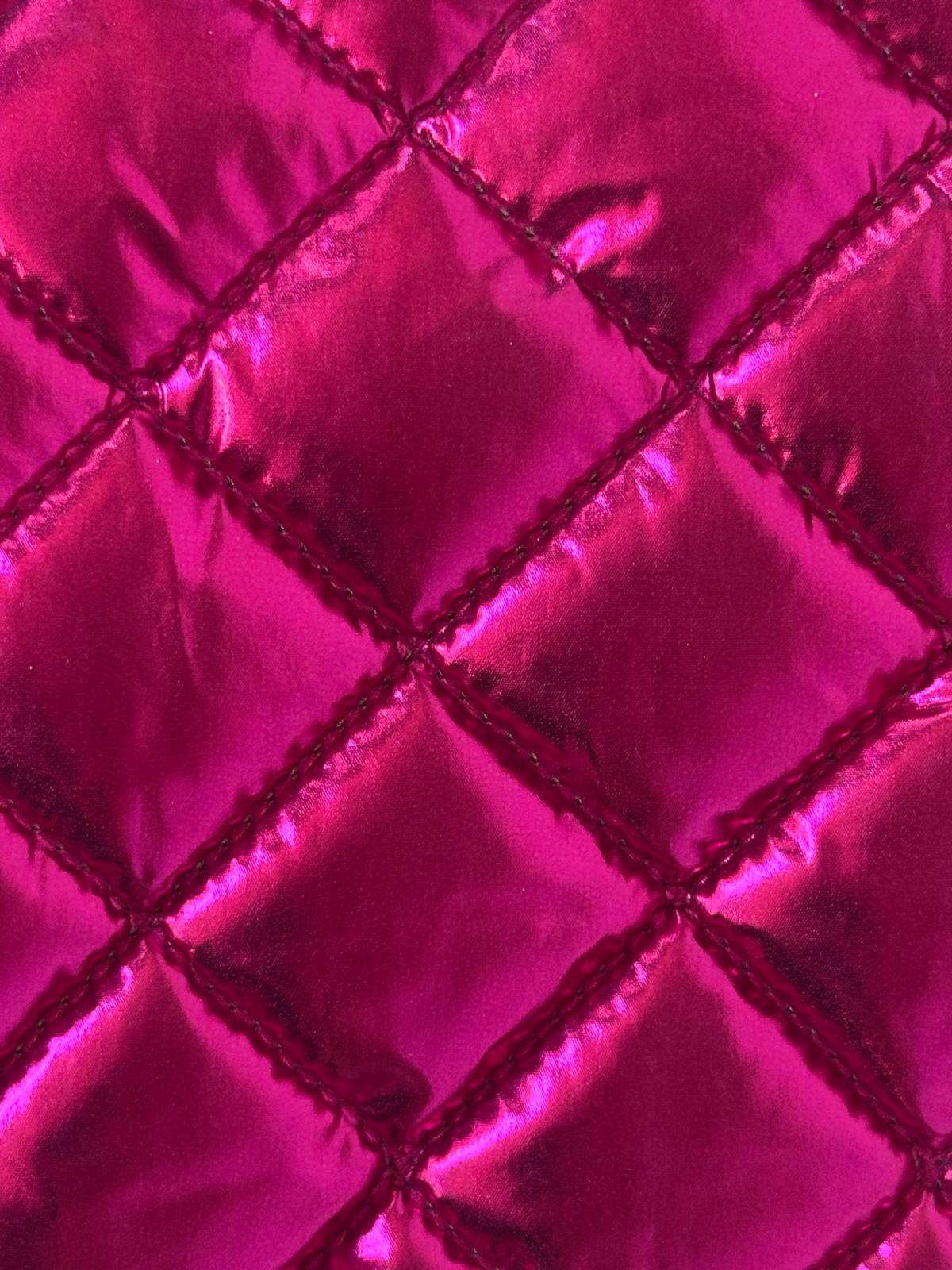 Mercedes Metallic Coat, Raspberry