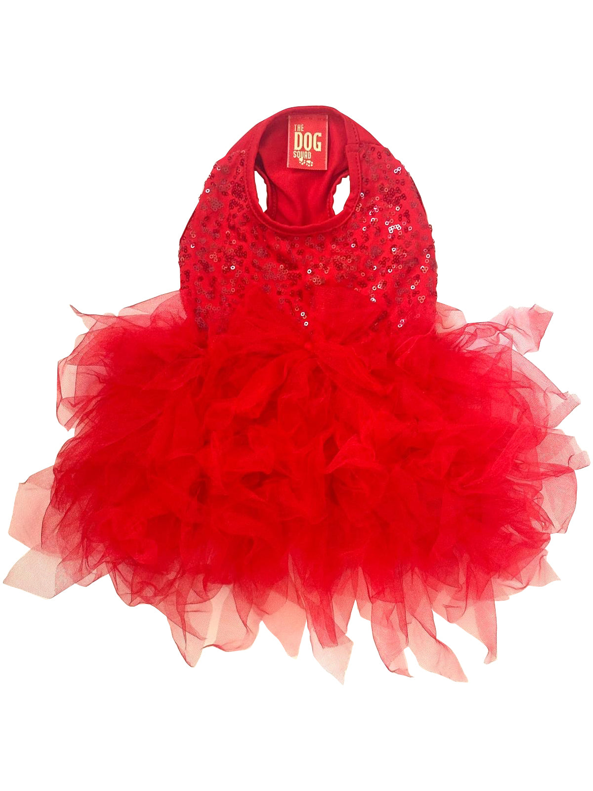 Grand Entrance Allover Sequins Tutu in Red
