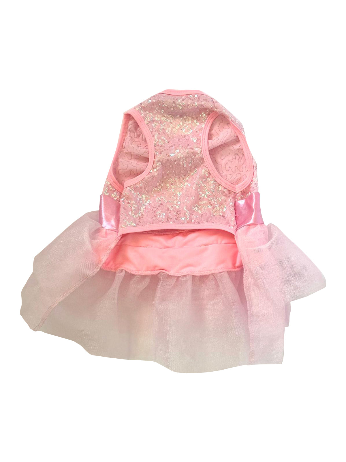 Baby Girl Pink Shimmer Sequin Dog Tutu