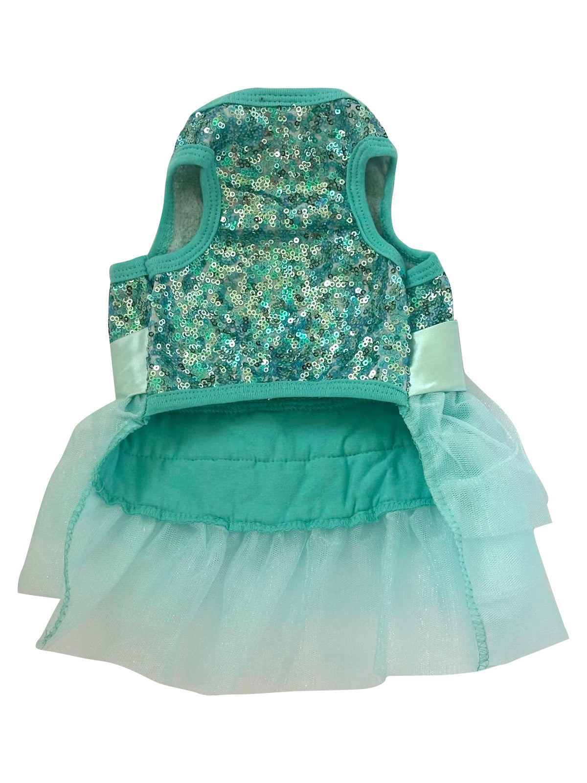 Over the Top Tricolor Sequins Tutu, Seafoam