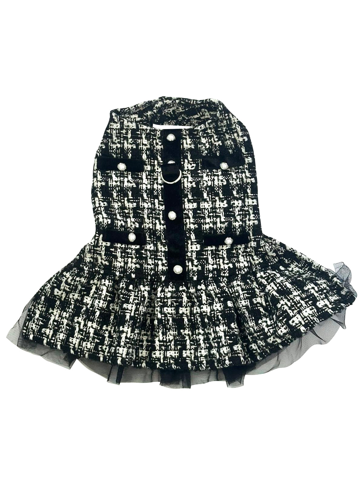 Chanel Dress, Black Plaid