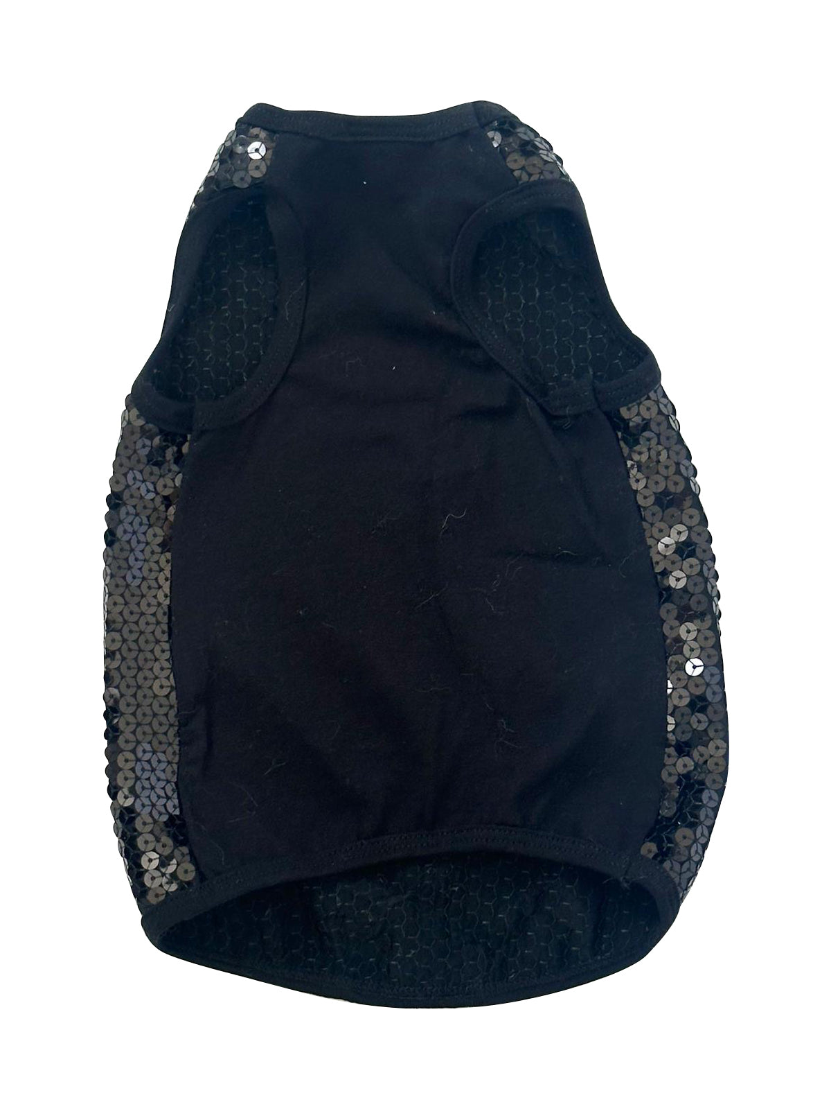 On The Rocks Sequined Tank, Black