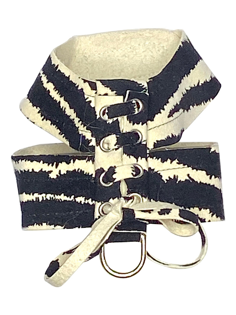 Parisian Corset Harness, Zebra