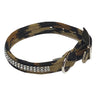Glamour Girl Ultrasuede Collar w/ Swarovski Crystal, Leopard