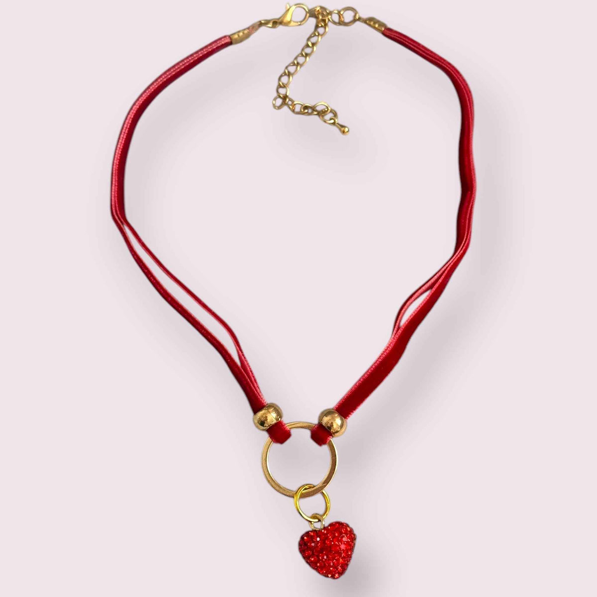 My Sweet Petite Velvet Rope Dog Necklace