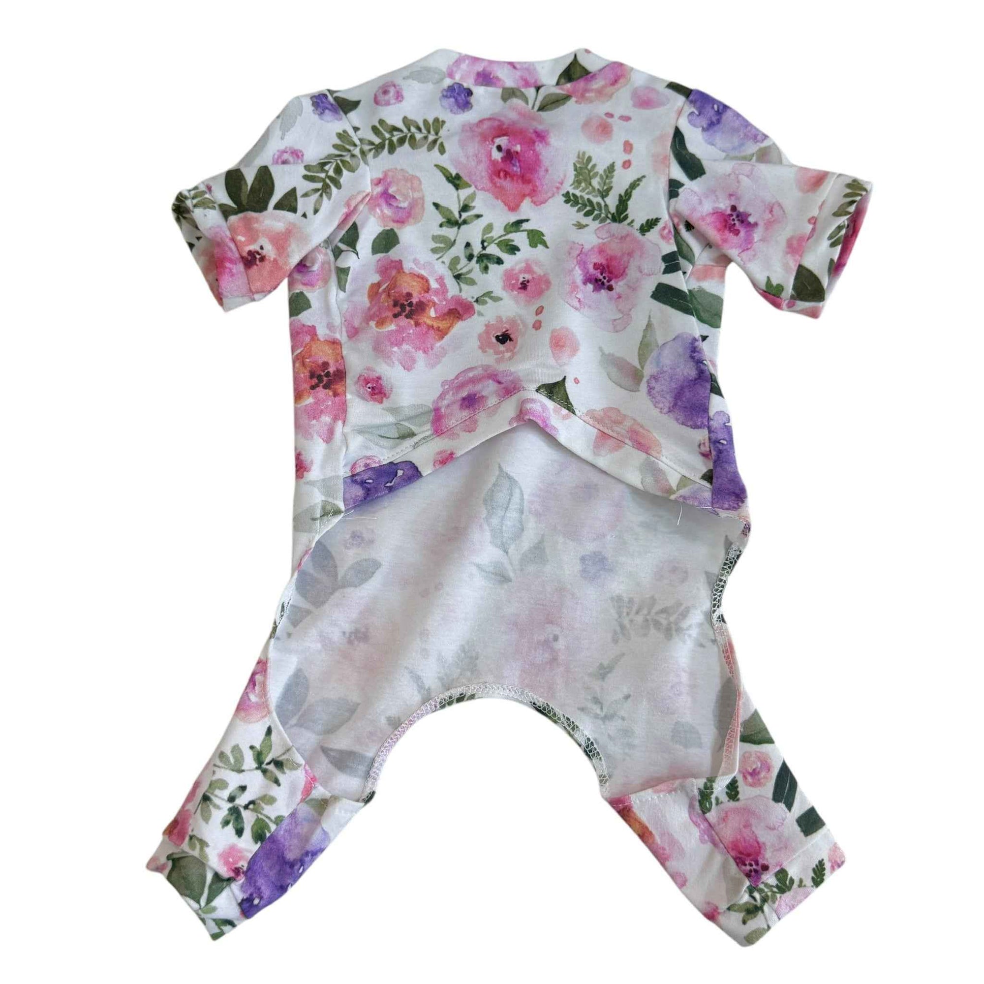 Heads or Tails Pup Floral Dog Pajamas
