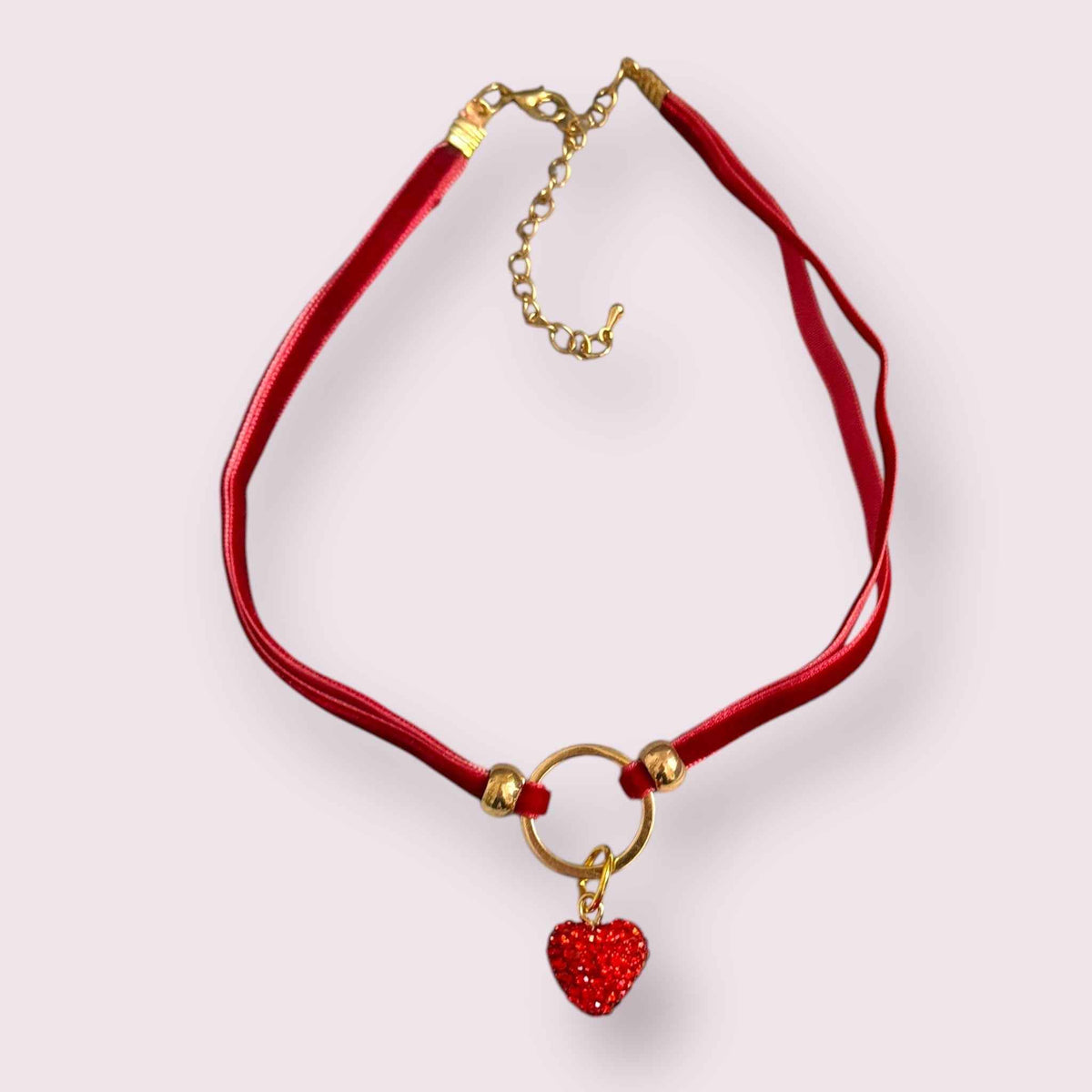 My Sweet Petite Velvet Rope Dog Necklace