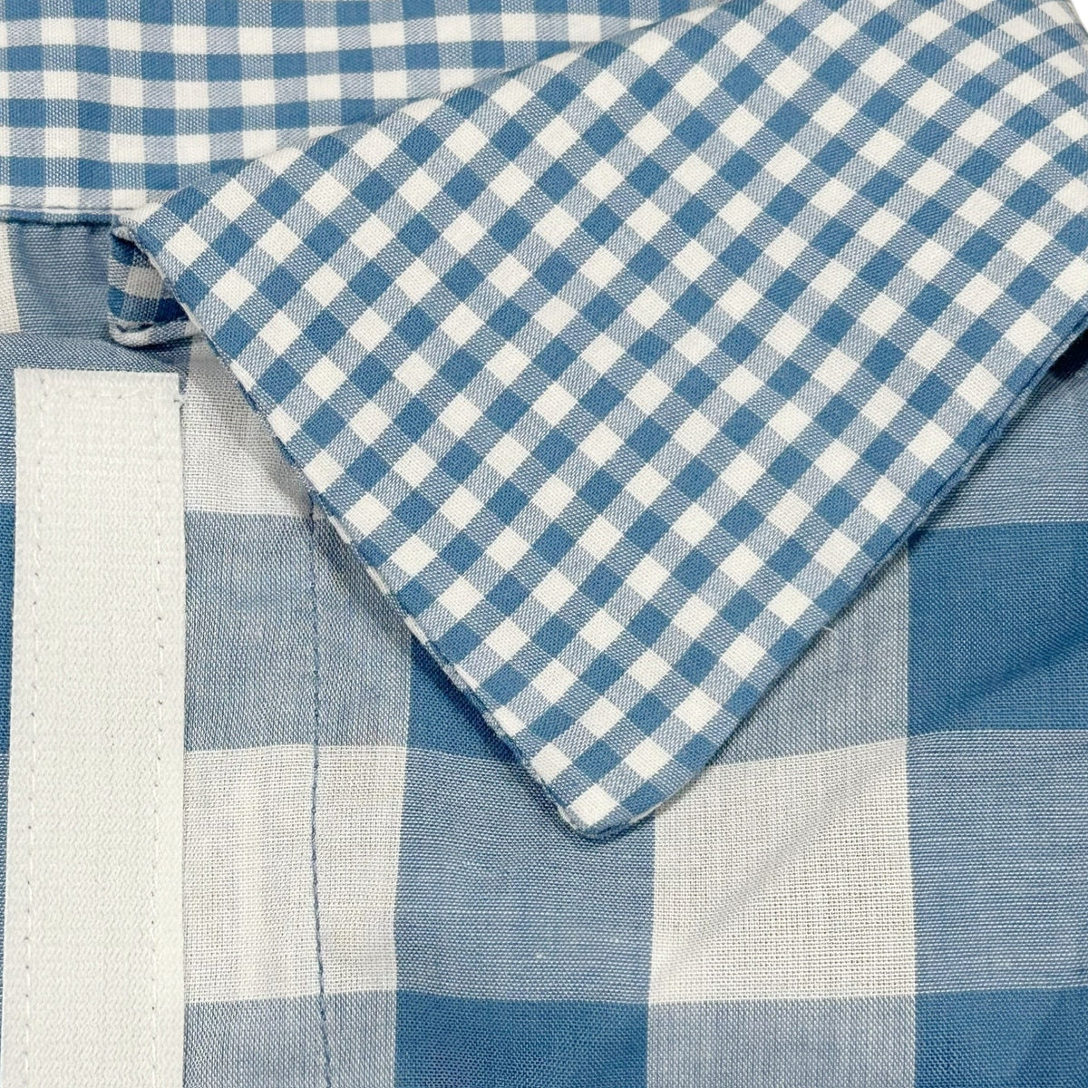 Heads or Tails Pup Gingham Picnic Dog Shirt