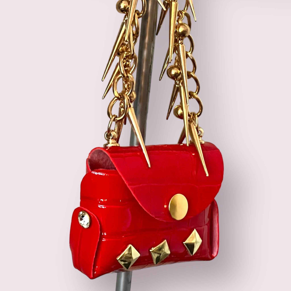 Rock and Roll Leatherette Dog Waste Bag Holder