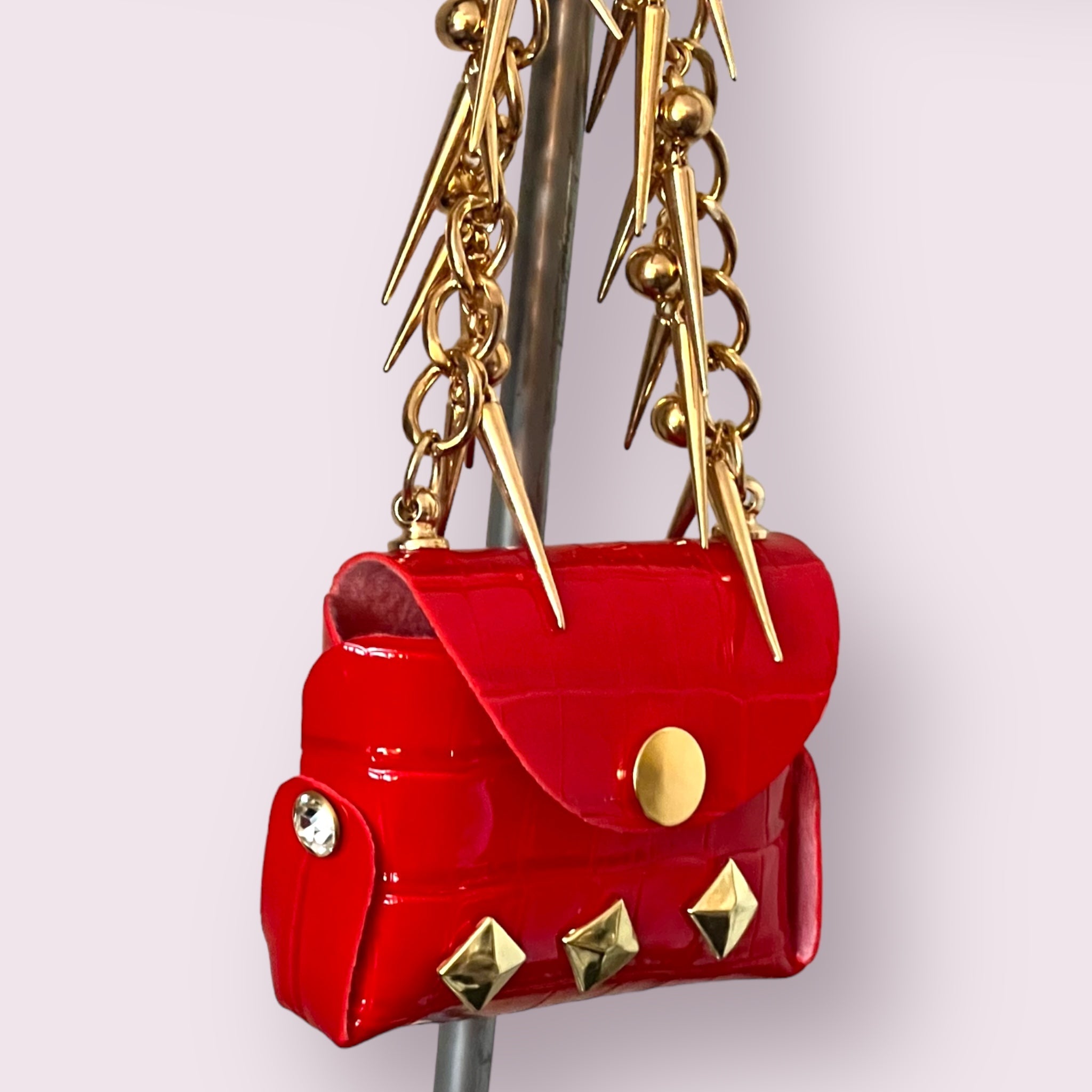 Rock and Roll Leatherette Dog Waste Bag Holder