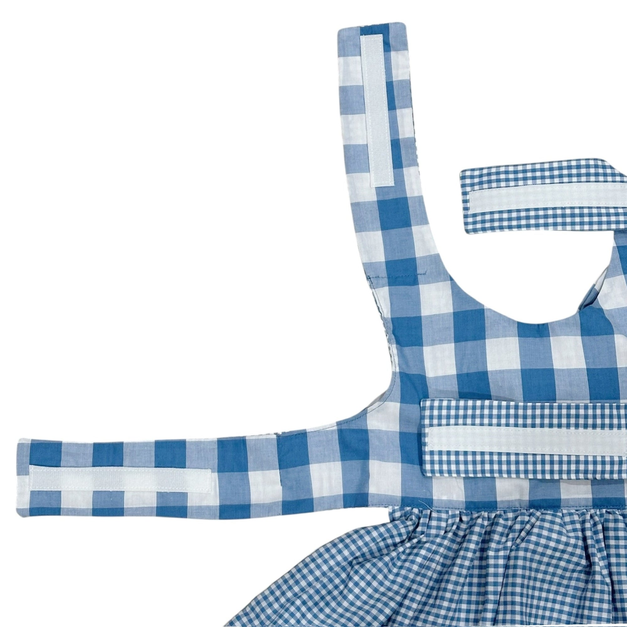Heads or Tails Pup Gingham Picnic Dog Dress