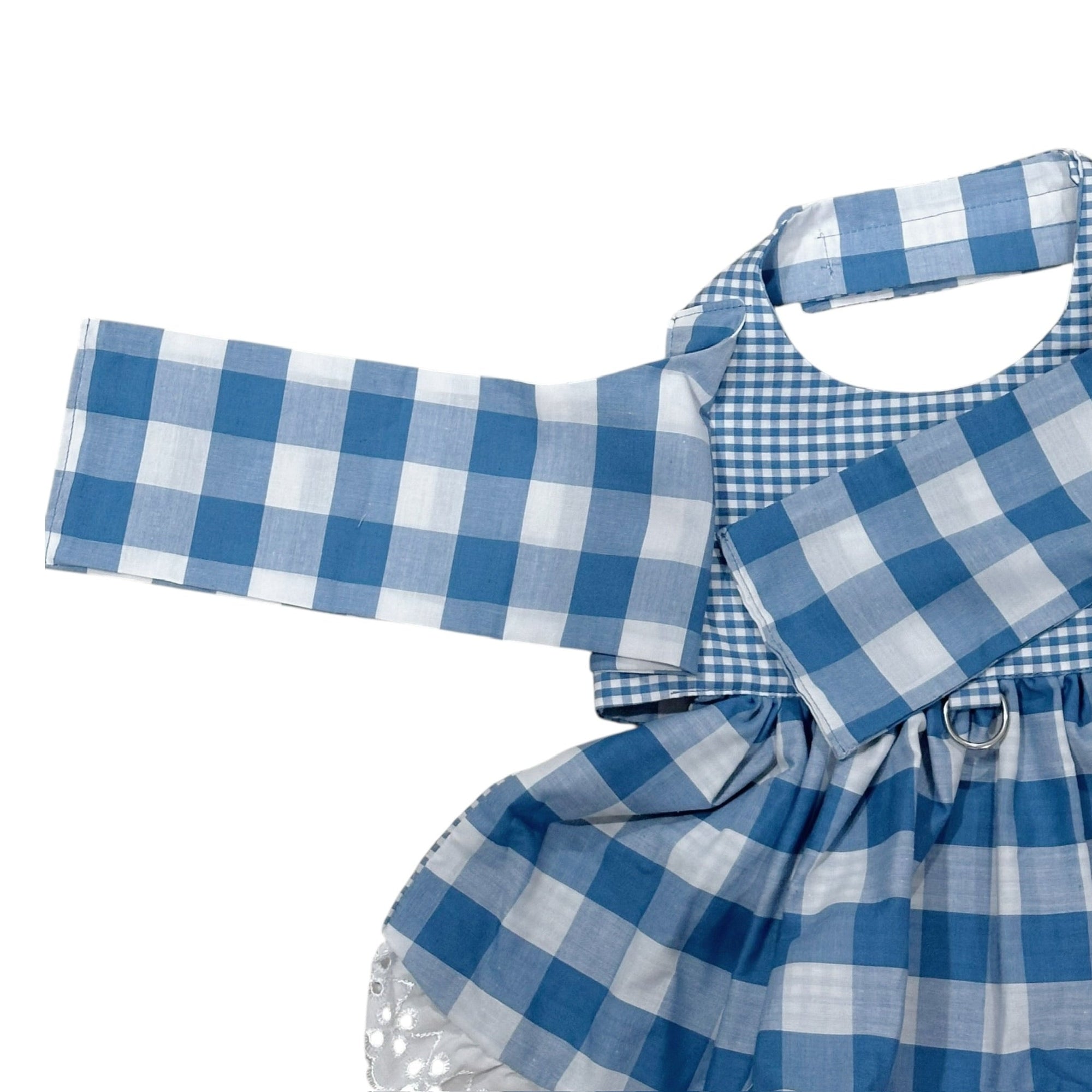 Heads or Tails Pup Gingham Picnic Dog Dress