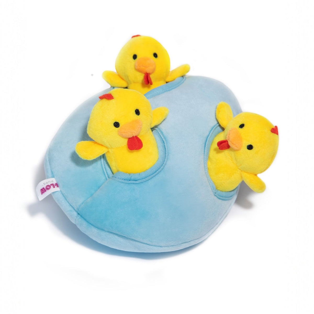 Glow Pups: Chicken in Egg Hide and Seek Plush Dog Toy Set