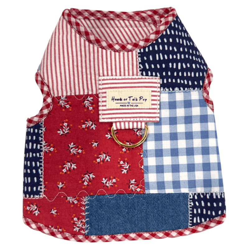 Heads or Tails Pup Picnic Keepsake Dog Harness