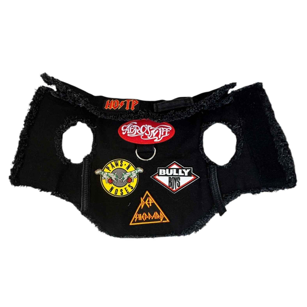 Heads or Tails Pup Ruff and Roll Denim Jacket Dog Vest