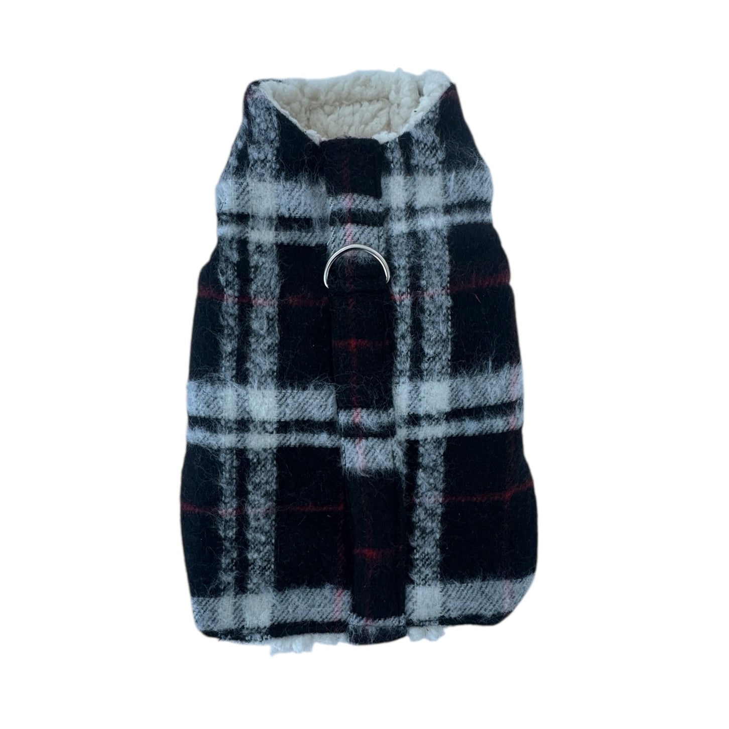 Plaid Fleece Coat