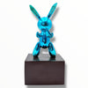 Small Balloon Rabbit Sculpture - Blue Chrome Edition