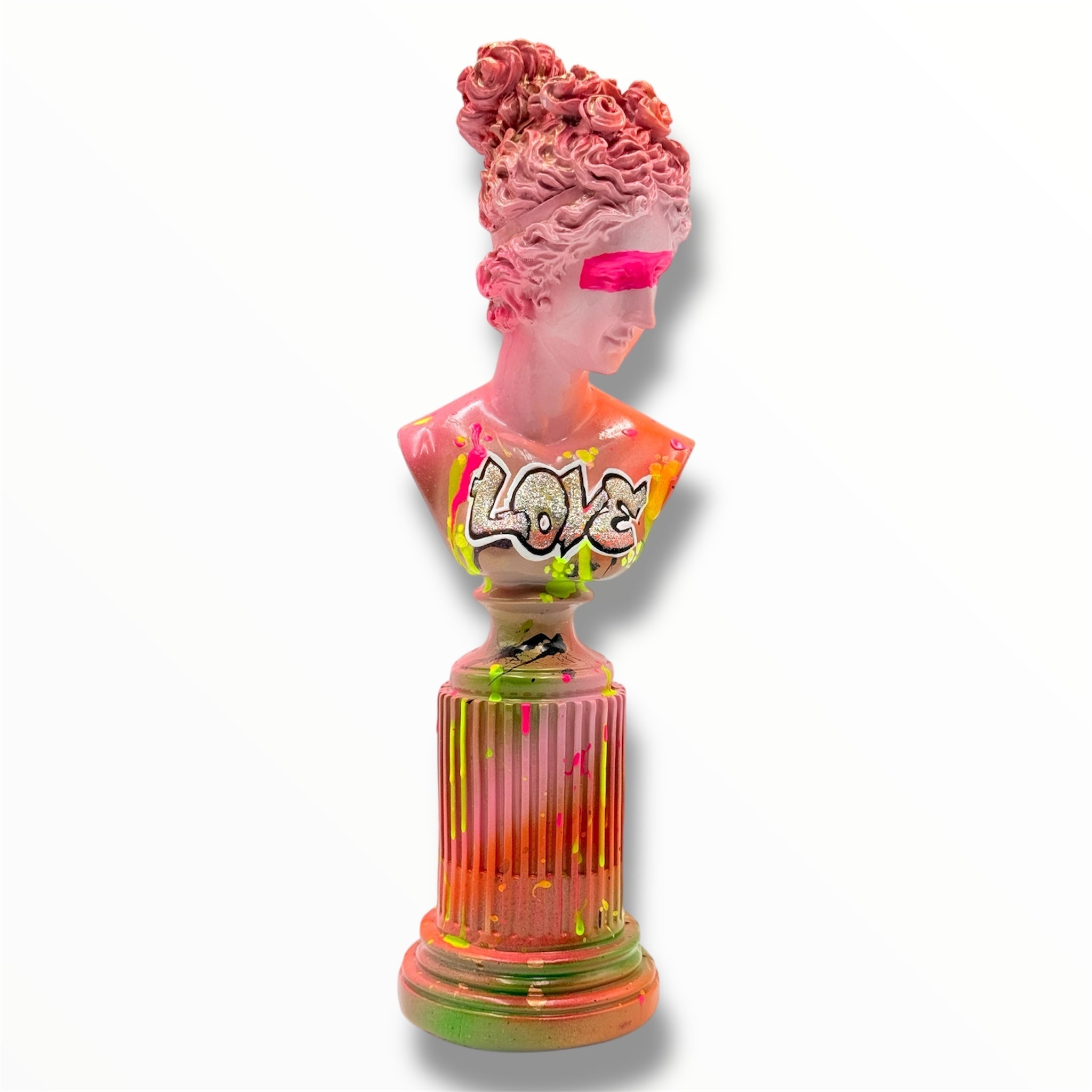 Venus Sculpture LOVE - Pink Pop Art Edition by HT Animal Supply - pink pop art venus sculpture love, product image 1