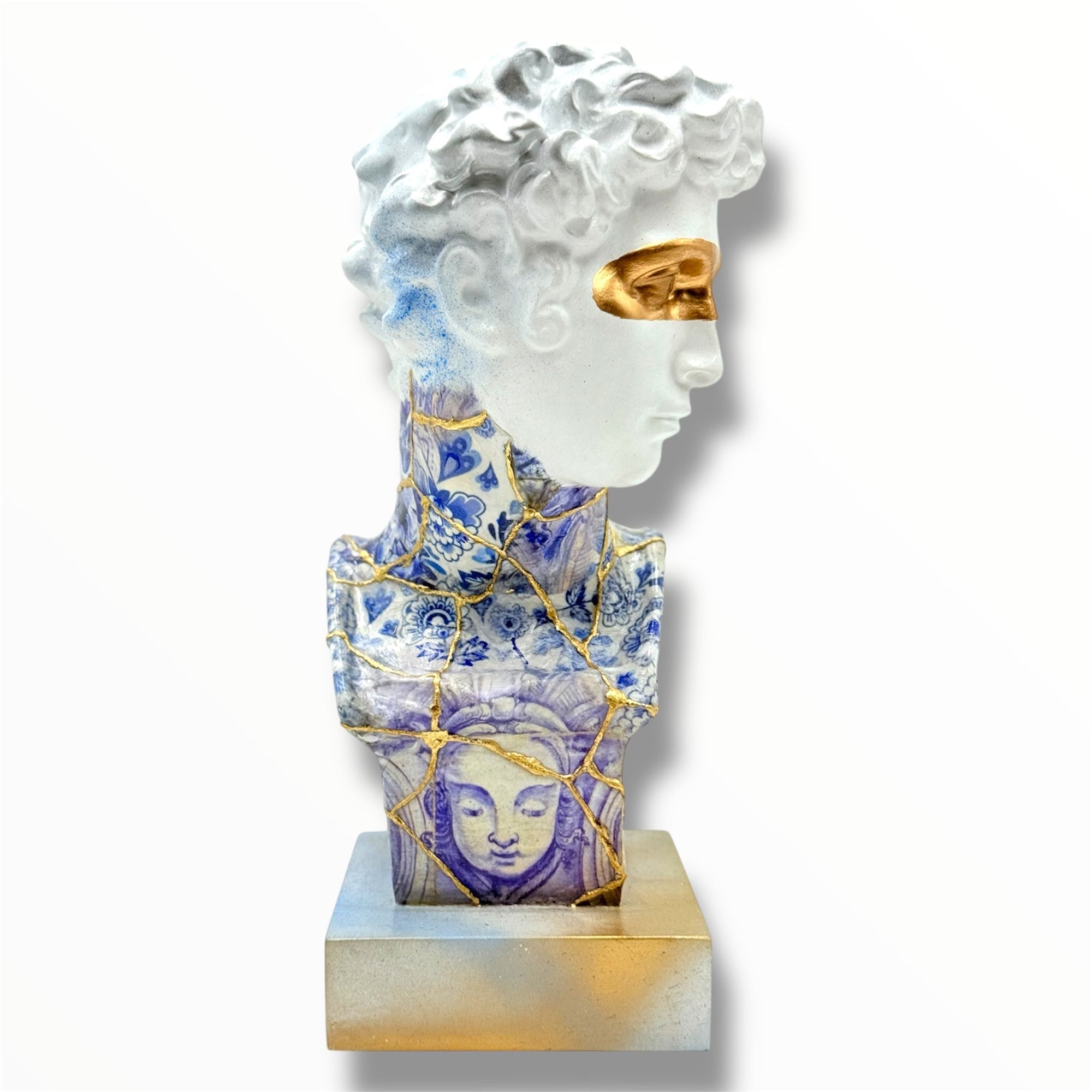 And Iconic Giuliano de Medici Sculpture Kintsugi Style
