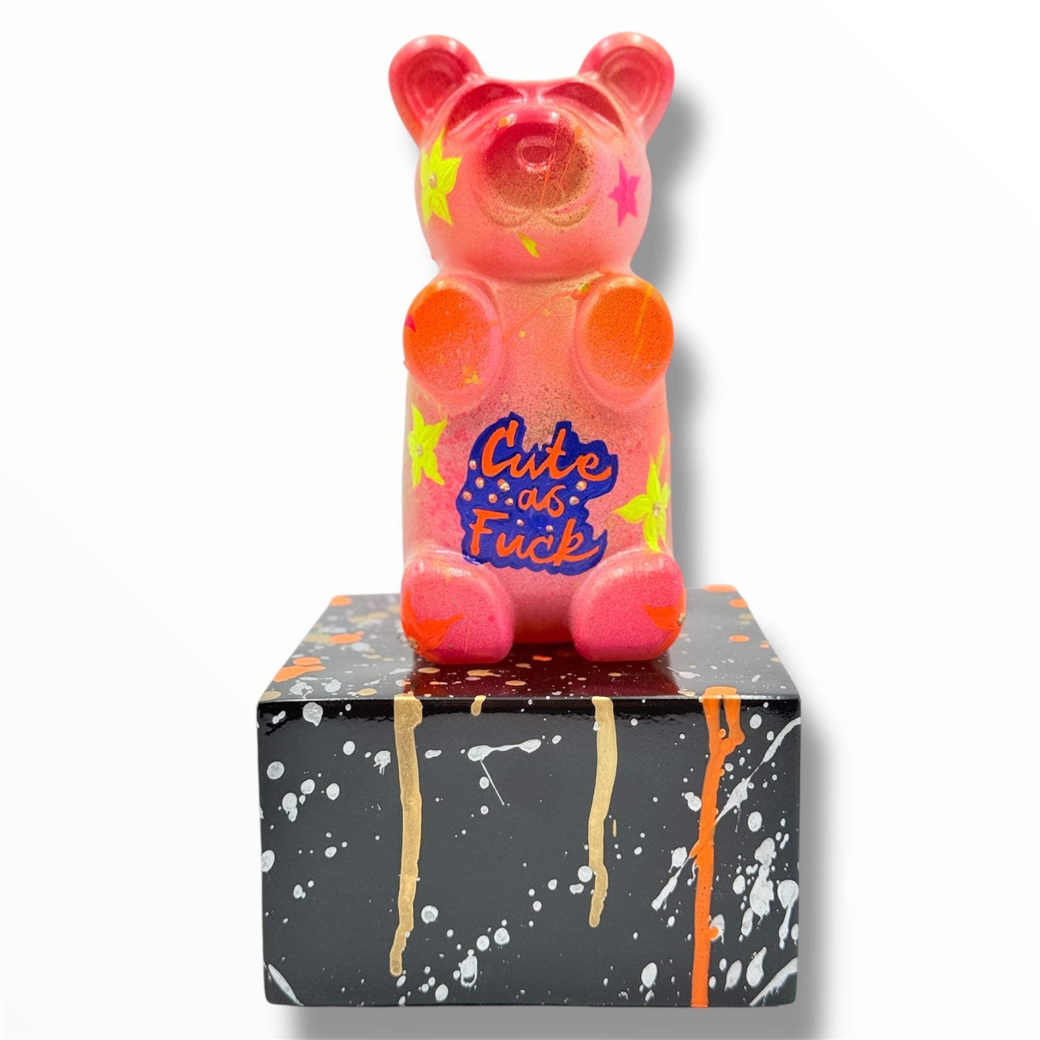Haribo Bear Sculpture - Floral Relief Design by HT Animal Supply - floral relief haribo bear sculpture, product image 1