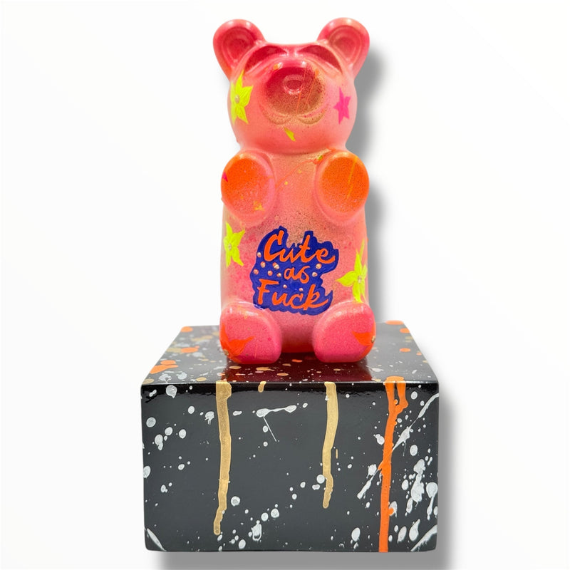 Haribo Bear Sculpture - Floral Relief Design by HT Animal Supply - floral relief haribo bear sculpture, product image 1